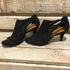 🔥🔥 (3/$20) 
Style & Co sexy black suede open toe heels